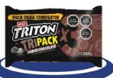 Galleta Triton Chocolate Pack 3Un